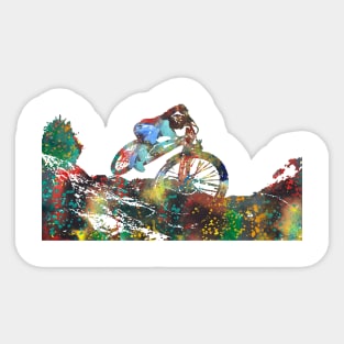 Downhill mountain biking Sticker